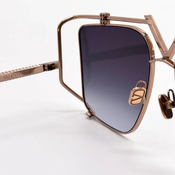 NEW VALENTINO V-LIGHT VLS-116A WOMEN GREY TITANIUM  display picture 1